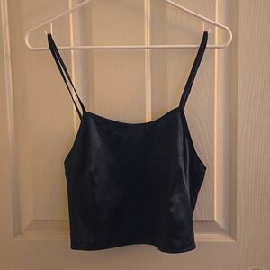 Shein Dark Green 100% Polyester Spaghetti Strap. Size Medium.